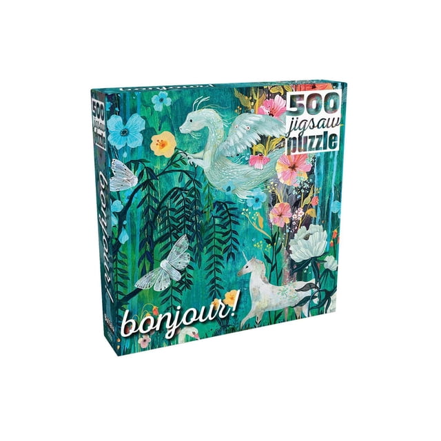 Buffalo Games - Bonjour - Magical Forest Friends - 500 Piece Jigsaw Puzzle