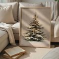 thumbnail image 4 of Christmas Wall Decor Printable Xmas Trees Decor Painting, Rustic Christmas Art, Printable Xmas Decor-Print, Vintage Xmas Holiday Art Print, Vintage Christmas Tree Print, Moody (Design 7), 4 of 7