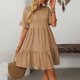 thumbnail image 1 of WILLBEST Vestido Floreado Mujer Vestidos De Mujer Vestido Tipo Bata Con Dobladillo Con Volantes Y Lunares, 1 of 3
