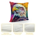 thumbnail image 4 of Orinice Eagle Graphic Decorative Throw Pillow Cover for Home Couch Living Room Bed Sofa Car Bedroom, Durable Cotton Linen Fabric, Indoor Outdoor Decoration, 1PC 22x22in, 4 of 5