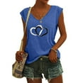 thumbnail image 2 of Birdeem T-Shirts à Col en V pour Femmes Mode Confortable Blouses Féminines Hauts, 2 of 8