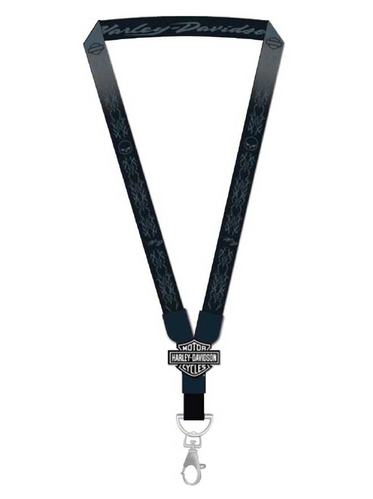 Harley-Davidson Double-Sided PVC Bar & Shield Logo Lanyard, 25 inch ...