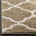 thumbnail image 3 of SAFAVIEH New York Shag SG168A Dark Beige / Ivory Rug, 3 of 6