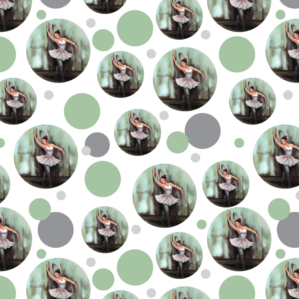 Ballerina Painting Premium Gift Wrap Wrapping Paper Roll