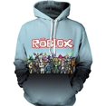 thumbnail image 1 of Roblox Game Cartoon Print Hooded Sweatshirt Anime Peripheral Pullover Student Fashion Birthday Gift, 1 of 2