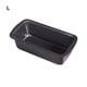 thumbnail image 5 of Inteprter Molde para Pan de hojalata para hornear, antiadherente, no tóxico, de acero al carbono, para hornear de forma saludable, utensilios Herramientas y accesorios para hornear Negro L, 5 of 6