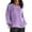 Purple#02, variant on Otntypg Oversized Linen Shirts for Women Long Sleeve Plus Size Tops Gauze Split Side Casual Dressy Blouses Lightweight Crew Neck Loose Cotton Tunic Tops White#02 L