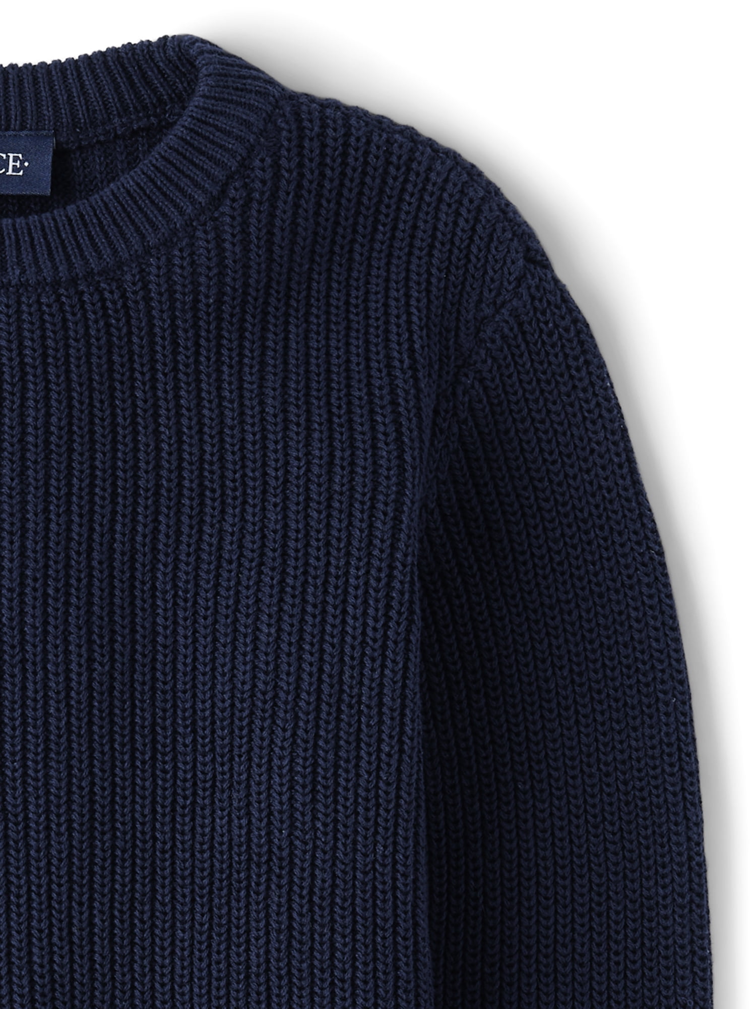 The Children's Place Boys Long Sleeve Crewneck Shaker Stitch Sweater, Sizes S-XXL
