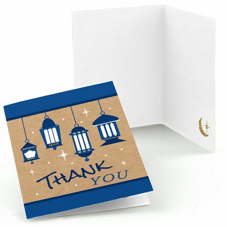 Ramadan - Eid Mubarak Thank You Cards (8 Count) (Best Eid Mubarak Cards)