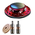 thumbnail image 2 of Hadanceo Car Perfume Solar Energy Rotation Auto Aromatherapy Creative Car Interior Ornament Perfume Holder Automotive Supplies Osmanthus Red, 2 of 8