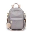 thumbnail image 1 of Backpack shoulder bag women fashionable versatile lightweight grey oxford cloth travel backpacks, 1 of 5