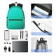 thumbnail image 4 of Easygdp Turquoise Light Blue Mochila Casual para Portátil, Mochila para Escuela, Viajes, Negocios, 4 of 6