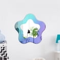 thumbnail image 4 of AFQH Irregular Wall Decorative Mirror High Definition Glass Modern Decorative Mirror Wall Mirror for Living Room Bedroom Entryway Balcony, 4 of 11