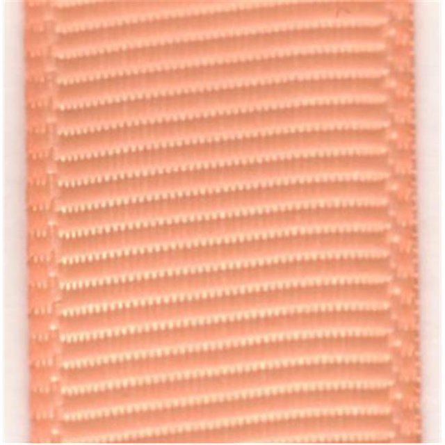 Papilion R07420206072020YD .25 in. Grosgrain Ribbon 20 Yards - Peach