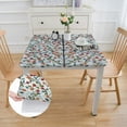 thumbnail image 2 of HAOXIT Autumn Pattern Square Tablecloth,Stain Wrinkle Resistant Reusable Washable Print,for Kitchen Camping Birthday Dining Dinner Outdoor 36*36, 2 of 8