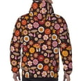 thumbnail image 7 of Sikiie 70s Groovy Hippie Retro Men's Hoodie, Essentials Hoodie, Sweatshirt, Pullover Hooded Sweatshirt for Men-Small, 7 of 7