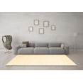 thumbnail image 3 of Ahgly Company Indoor Square Solid Brown Modern Area Rugs, 7' Square, 3 of 4