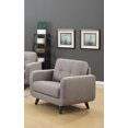 thumbnail image 3 of Topline Home Furnishings Light Grey 3pc Sofa Set, 3 of 4