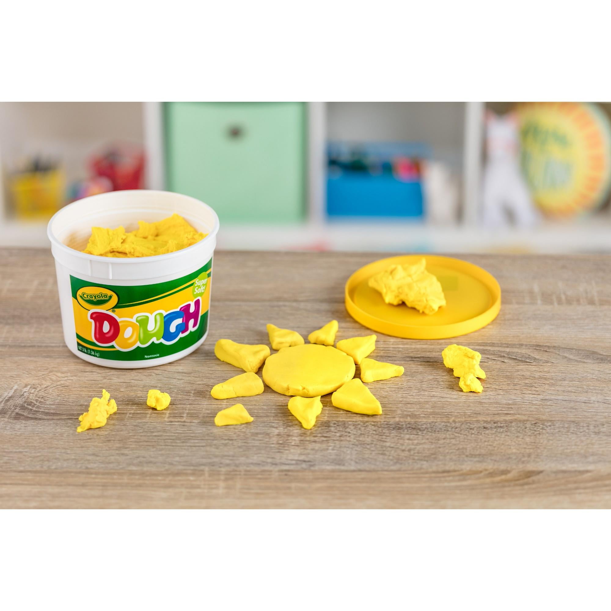 Crayola Dough - Yellow (3lb), Bulk Modeling Dough for Kids, Clay  Alternative, Resealable Tub, Ages 3+, Great for Kids Arts & Crafts