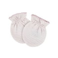 Gerber Baby Girl No Scratch Mittens, 4Pack (03M)