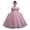 Hot Pink, variant on Girls Tulle Dresses Lace Off Shoulder Long Dress Wedding Birthday Flower Girl Dresses Size 3-14 Years