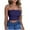 Purple, variant on HAOTAGS Womens Tube Tops Strapless Crop Tops Sleeveless Bandeau Cute 2025 Summer Outfits Sexy Solid Tops Green Size S