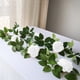 thumbnail image 5 of Xihbxyly Guirnalda de Rosas Artificiales, Enredaderas de Flores de Seda, Decoración Floral Realista, Camino de Mesa para Bodas, Decoración para Fiestas, Hojas Verdes Naturales, 200 Cm de Largo, Adorn, 5 of 7