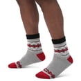 thumbnail image 3 of Airplus  Dual Layer Crew Sock, Red and Black Aztec, Men's 8.5-12, 3 of 4