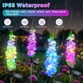 thumbnail image 5 of Fohil 4 Pack Solar Garden Lights,Two Lighting Modes Solar Flowers Lights,Waterproof Powered Led Lights for Garden Patio Lawn Decor and Gift for Mother, 5 of 6