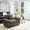 Ash Gray-Chenille, variant on Sophia&William U-Shaped Modular Sectional Sofa Sets for Living Room, Oversized 5-Seat Chenille Cloud Couch Sofa with 3 Throw Pillows & 2 Ottomans, Blue