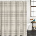 thumbnail image 2 of Buffalo Plaid Bathroom Shower Curtains with 12 Hooks Polyester Waterproof Shower Curtain for Stalls and Bathtubs Slate Gray Farmhouse Gingham Striped Decorative Bathroom Privacy Curtain 60x72 Inches, 2 of 9