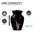 thumbnail image 3 of Yatskia Colorful Saxophone Mini Memorial Keepsake Urns for Human Ashes Adult Brother and Sister, Large Cremation Urn for Ashes Adult Male, (Classic 10 Inch and 3 Inch), 3 of 8