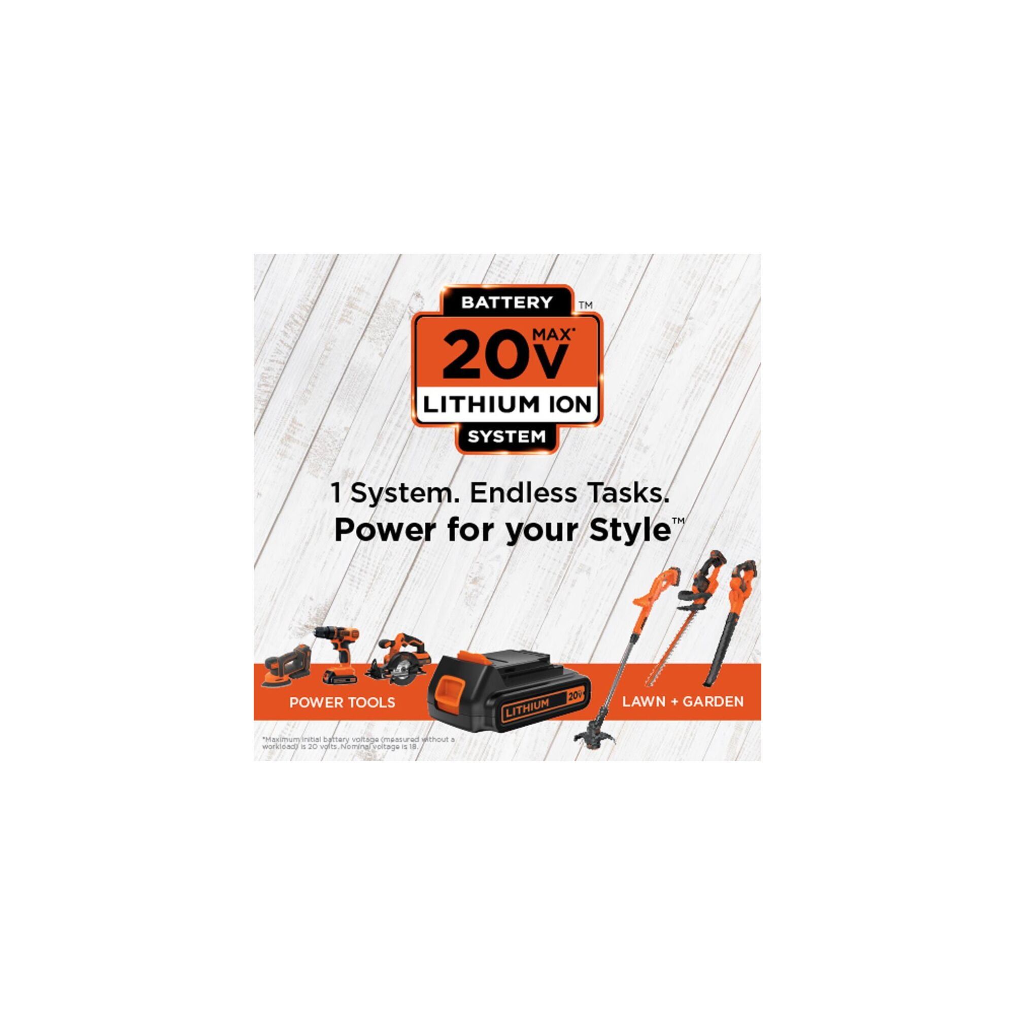 Black and Decker 20V 4 Tool Combo Kit BD4KITCDCRL from Black and Decker -  Acme Tools