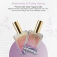 thumbnail image 5 of Brooklyn Fragrance Co. Watercolor Ombre Room Spray – Premium Cherry Blossom Scent - Long lasting Fragrance for Home, Office or Bathroom – Air Freshener Rectangle Spray bottle – 100 ml, 5 of 7