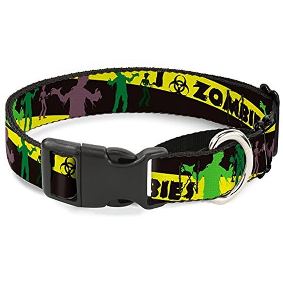 Buckle-Down Walking Zombies Martingale Dog Collar