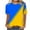 Blue, variant on TKLPEHG Womens Tops Trendy Short Sleeve T Shirts Crew Neck Color Block Patchwork Graphic Tee Summer Fashion Casual Loose Comfy Outfits (Green,S)