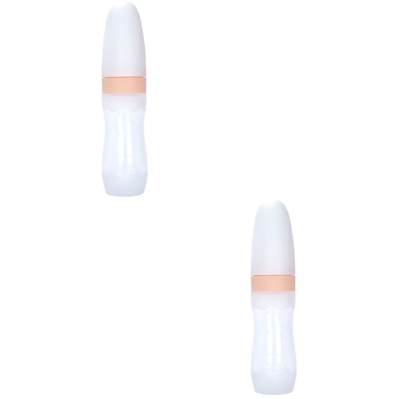 ACDANC 2pcs 120ml Rice Cereal Bottle Feeding Bottle with Silicone Teether Baby Food Feeder