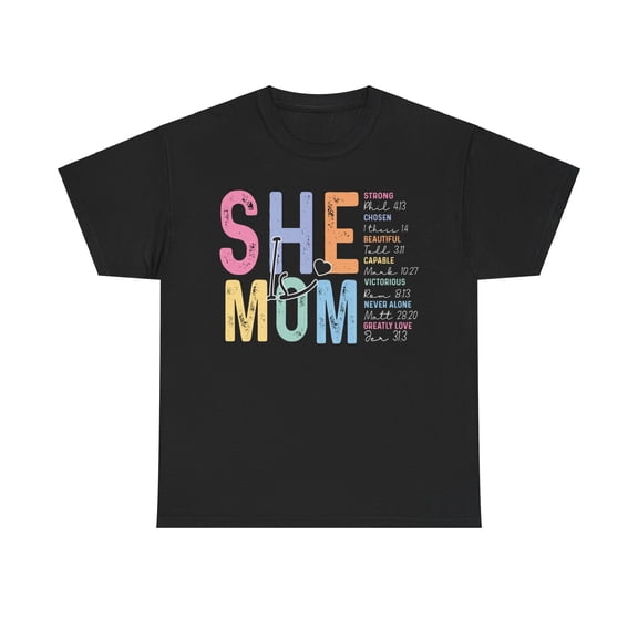 She is Mom Shirt, Retro Mom Shirt, Blessed Mom Shirt,Mom Shirt ID-0401-H18P