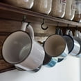 thumbnail image 4 of Cup Hook Kit Black Vinyl Coated Ceiling Screw Mug Hooks, 70 Pieces, 6 Sizes, 4 of 5