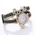 thumbnail image 2 of Reloj de pulsera para mujer, correa de cuero, reloj británico de lujo con diamantes y correa de cuero., 2 of 4
