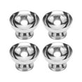 thumbnail image 4 of Vaso de metal para pudín, 4 piezas, cuenco para helado, cuenco para helado, vaso de metal para helado, diseño a prueba de futuro, 4 of 14