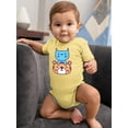 thumbnail image 2 of Cute Cat And Tiger Bodysuit Infant -Image by Shutterstock,  12 Months, 2 of 4