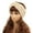 Beige, variant on Warm Winter Headbands For Women Cable Crochet Turban Ear Warmer Headband Gifts 1Pack
