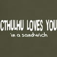 thumbnail image 3 of CafePress - Cthulhu Loves You Dark T Shirt - Men's Classic Graphic Cotton T-Shirt, 3 of 4