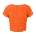thumbnail image 5 of Cute Cardigans Women Breathable Lace Knit Summer Beach Cover Up For Short Sleeve Open Front Outfits Clothes, 5 of 6