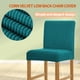 thumbnail image 4 of Funda protectora para silla de comedor sólida Funda protectora universal para muebles de oficina Protector exterior Funda giratoria Suministros para el hogar Joyas Azul 2 paquetes Speravity HA012490-01, 4 of 5