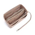 thumbnail image 3 of Monedero Organizador Insertar Bolsa De Fieltro Con Cremallera Bolso Tote Shaper Múltiples Bolsillos Bolsas De Almacenamiento GrandesPinkM, 3 of 5