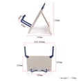 thumbnail image 2 of Shisuyan Music Stand Abs Rectangular Design Slim For Students Computer Use 1Pack, 2 of 8