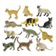 thumbnail image 1 of 12 piezas de simulación Mini modelo de gato Figuras de animales pequeños Surtido de juguetes para gatos Accesorios de decoración del hogar (gato), 1 of 8
