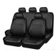 thumbnail image 2 of Funda de asiento de coche de una sola línea de rombos acolchados bordados de cuero PU de cuero artificial de PVC exportada a Europa y Estados Unidos, 2 of 5